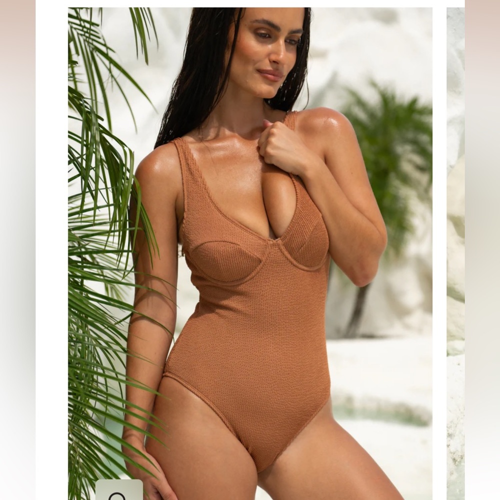 Somerfield Swim Hyams One Piece - Latte